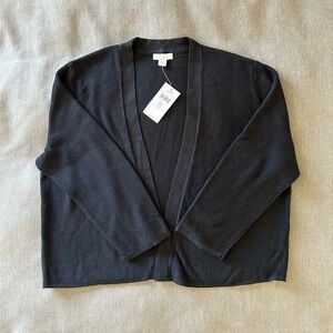 J.Jill Black cardigan New with tags size MP $69